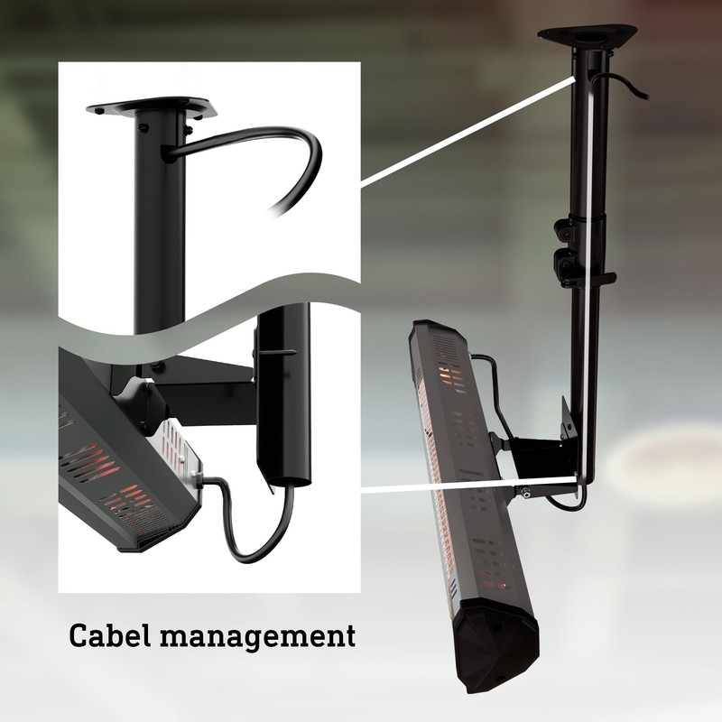 Heat Storm HS-1500-TC Tradesman Ceiling Mount Infrared Heater, 1500 Watt