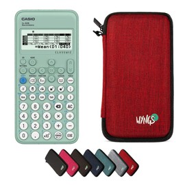 Casio WYNGS FX-92B Secondaire Calculator with Protective Case in Red - Basic Set