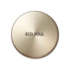 The Saem Eco Soul Luxury Gold Pact 9g 21 Light Beige / 더샘 에코 소울 럭셔리 골드 팩트 9g 21호라이트베이지