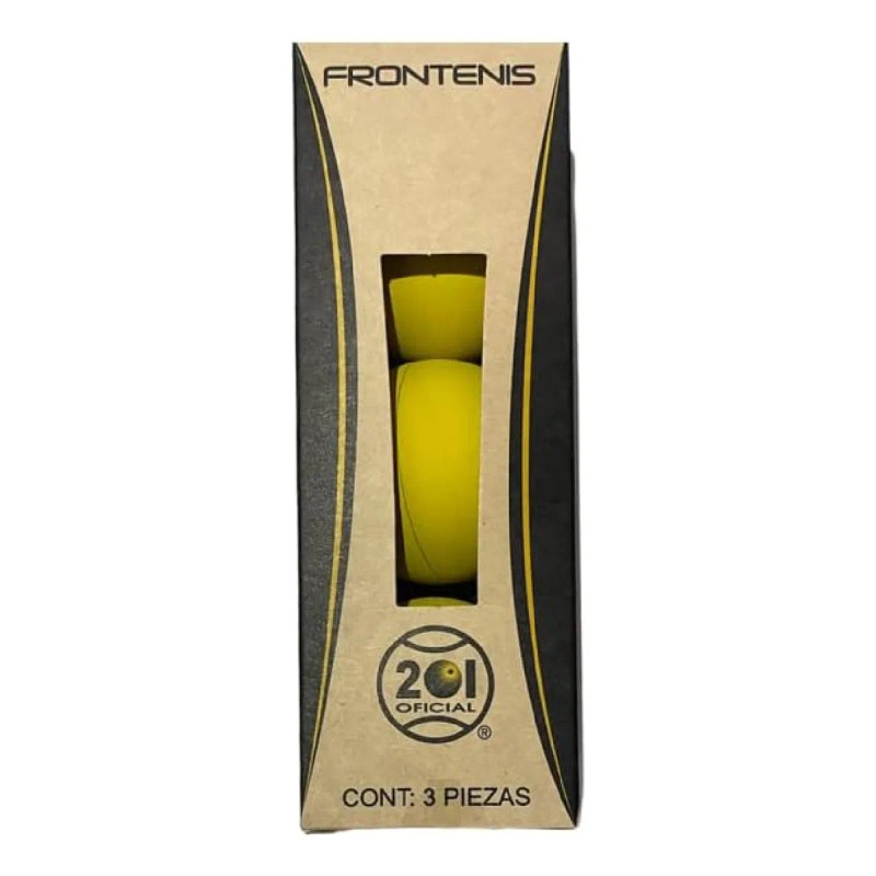 Pelota Frontón Mano Frontenis X-treme 201 Bote Con 3 Pelotas