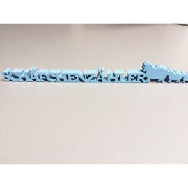 Annastore Wooden Lettering 3D Sheep Counter 21.4 cm Lettering Letters Wooden Letters Wooden Lettering