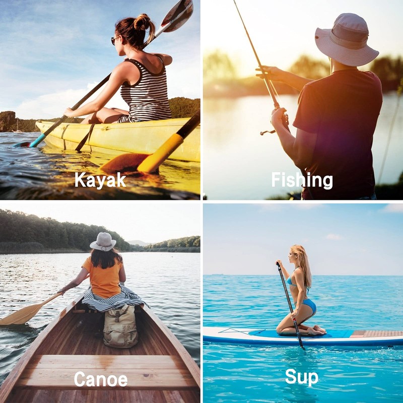 AQEENURA 6 Pack Kayak Paddle Drip Rings for Kayak Canoe