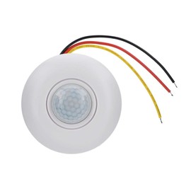 12V 360° Infrared PIR Motion Sensor Switch with Time Delay for Corridors/Bathrooms/Basements/Garages