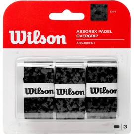 Wilson Overgrip Absorbx Padel 3PK Negro