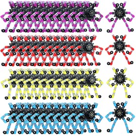 Zhanmai 12 Pack Funny Sensory Fidget Toys, Transformable Fidget Spinners Deformable Chain DIY Robot Spinner Sensory Toy, Stress Relief Fingertip Toy for Kid Adults Birthday Party Favors