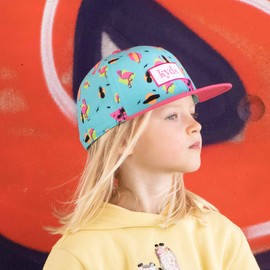kyds® Snapback Cap Baseball Cap Children and Toddlers, Cool Baseball Cap for Boys and Girls from 1-12 Years, Cap Available in 3 Sizes, Adjustable Closure, Sustainable Children's Hat, Miami Beach