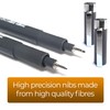 Zieler 12 Fineliner Drawing Pens | 8 Black, 2 Grey