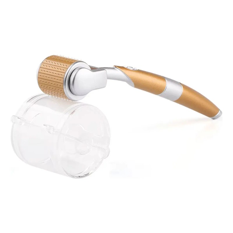 Rodillo Facial Dermaroller 192 Micro Agujas De Titanio 1mm