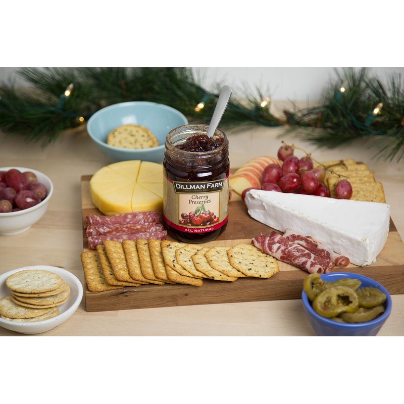 Dillman Farm All Natural Cherry Preserves - Gluten-Free, Non-GMO, Vegan,