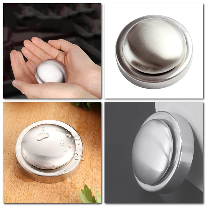 HMAI 2 Sets Stainless Steel Soaps Odor Removers Stainless Steel