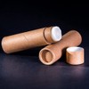 1.5 OZ Kraft Brown Paperboard Cosmetic/Lotion/Lip Balm/Deodorant Tubes (12)
