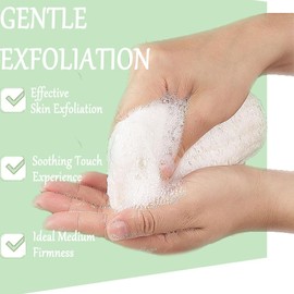 Esponja de Lufa Natural Exfoliante Corporal Lumbor37 Set de 3 Piezas para Ducha