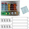 4 Pack Adjustable Stainless Steel RV Refrigerator Tension Rods, Extendable