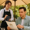 RSAquar Premium Server Book with Kickstand & Hand Strap –