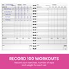 Ultimate Gym Workout Log Book, XL A5 Exercise, Fitness and