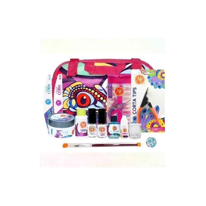Mc Nails Kit Para Uñas Acrílicas School Básico