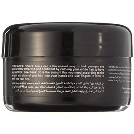 Elegance Plus Gel and Colour, Black, 3.5 Ounce by Elegance