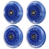 WHEELGOO 4-Pack Wiggle Car Quiet PU Replacement Wheels for Plasma