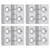 uxcell 4Pcs Zinc Alloy Door Hinges, 30mmx38mm Small Cabinets Hinges