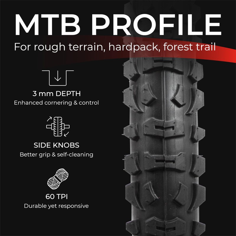 Fincci MTB Mountain Bike Bicycle Tyres 54-559 Tyres 26 x