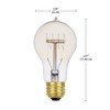 Globe Electric 01325 60W Vintage Edison A19 Quad Loop Incandescent