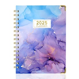 kitudaty 2025 Diary - Every Week from January 2025 to December 2025, 2025 A5 Diary Week to View, A5 Dual Coil Notebook, 2025 Schedule Book, Planning Book, 21.5 x 15.5cm