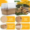 30 Pack 45oz Large Charcuterie Boxes with Clear Lids, To