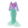SlowTon Girls Mermaid Princess Costume Sequins Party Dress Cosplay Outfit