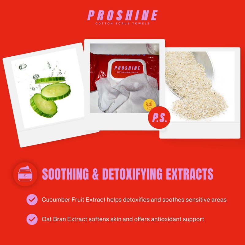Proshine By CDM Cotton Scrub Towels