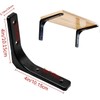 Shelf Brackets, 4 pcs Heavy Duty Wall Mounted Brackets, L
