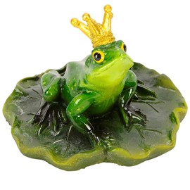 Pommerntraum ® Pond Decoration Garden Decoration Swimming Frog Prince Swimming Animal Decorative Figure Garden Pond Swimming Pool Swimming Frog Frogs (Frog King)