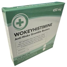 Diabolical DP1379 Wokeyhistimine - Gifts for Woke People, Joke Gifts for Men, Inappropriate Gifts for Women, Funny Gifts for Friends, Funny Mint Pill Box (Mints Included)