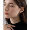 UYRVAPE Hoop Earrings for Men Women Silver 316L Surgical Steel
