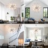 Sputnik Chandeliers - 42" Extra Large 6 Light Big Modern