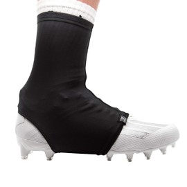 TD Spats - Fundas para tacos de fútbol - Envolturas premium para tacos | Para fútbol, fútbol, hockey de campo o césped, Negro -, X-Large