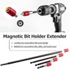 Bestgle 4 Pcs Drill Bit Extension Set, Magnetic Drill Screwdriver