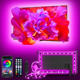 MATICOD LED Lights for TV, 13.1ft RGB Strip Lights for TV Behind 45-60in TV, Bluetooth APP Remote Control Music Sync TV Backlight for Bedroom Gaming Room