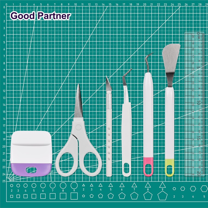 MAMIELIZ Pack of 13 Plotter Accessories Vinyl Weeding Tools DIY