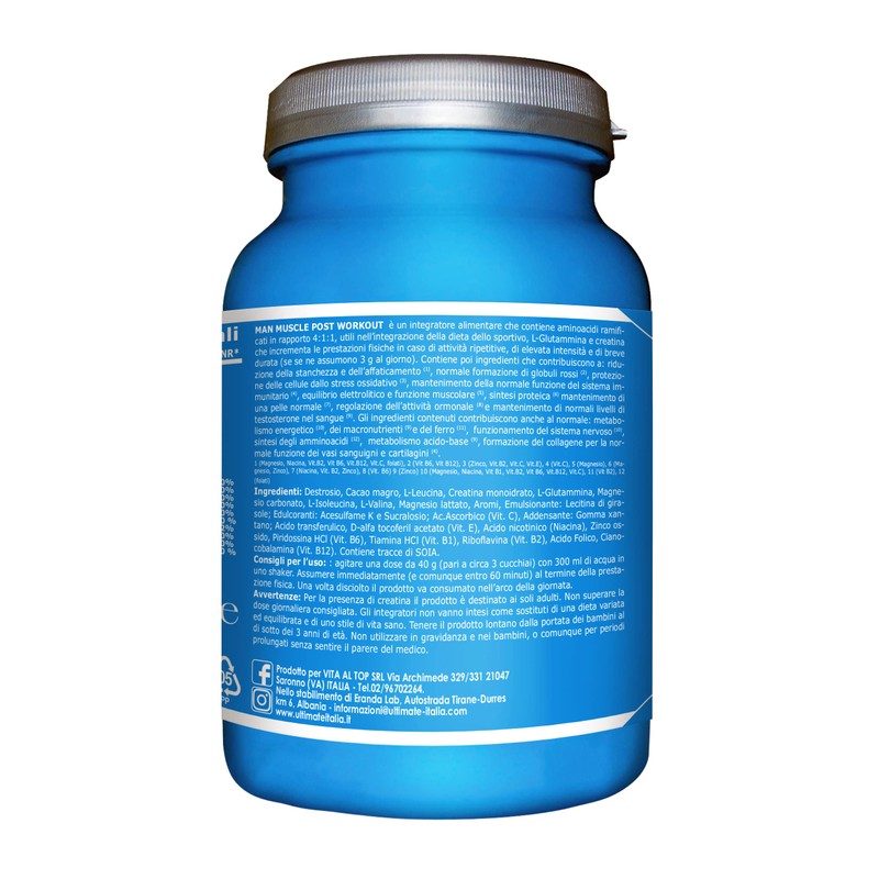 Ultimate Italia Man Muscle Post Workout - gusto cacao -