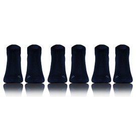 sesto senso Bamboo Socks Ankle Socks Trainers Women Men 3 Pack Pairs, 3 Pairs - Dark Blue