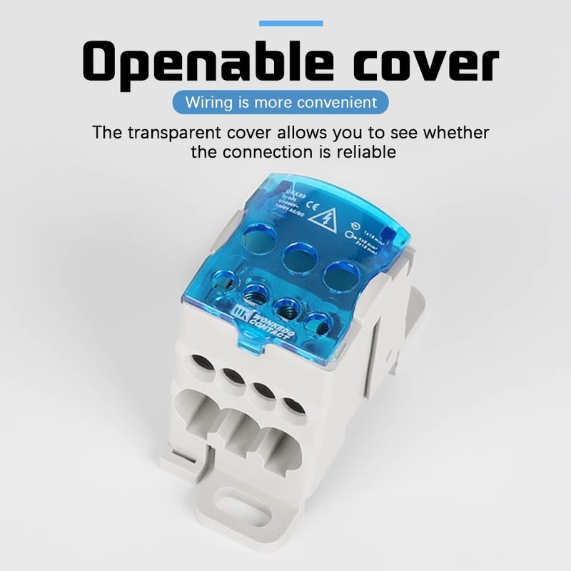 Distribution Box, Din Rail Terminal Block Distribution Box Electric Wire