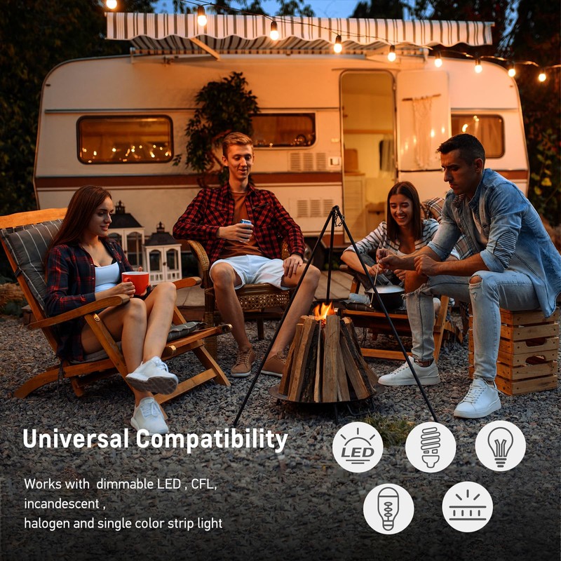 Acegoo 12 Volt Dimmer Switch High-Side PWM Dimming Switch, 7/8"