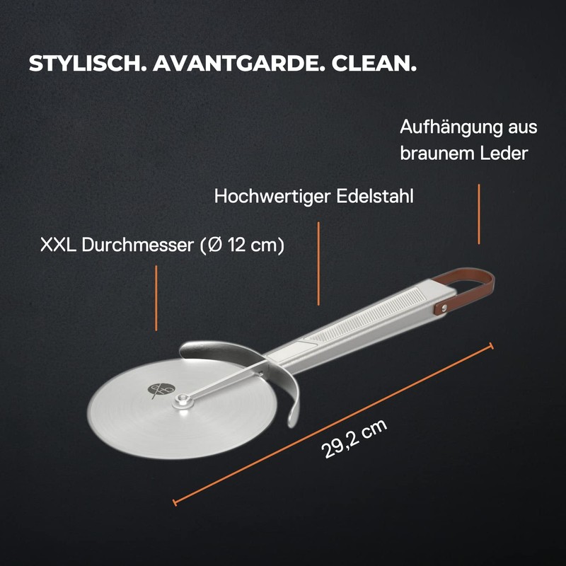 Everdure by Heston Blumenthal Pizza Cutter – Stainless Steel XXL
