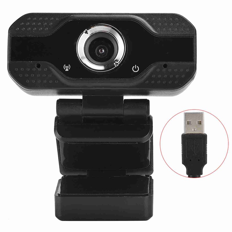 1080P Desktop Computer Camera USB Online Class Webcam with Microphone