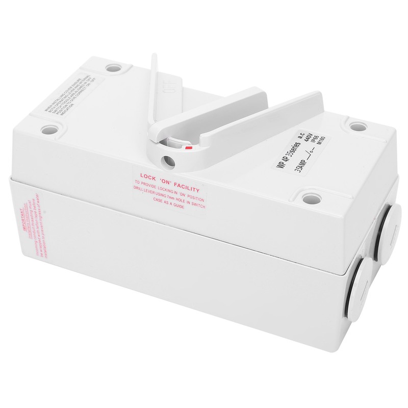 Waterproof Isolation Switch 3‑Phase 4‑Stage Dustproof Manual Industrial SuppliesCF-4P35A