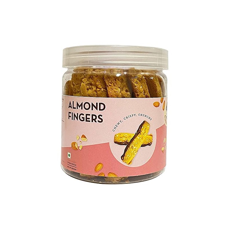 metrey Almond Fingers - 250g| Gourmet Biscuit with Real Almonds
