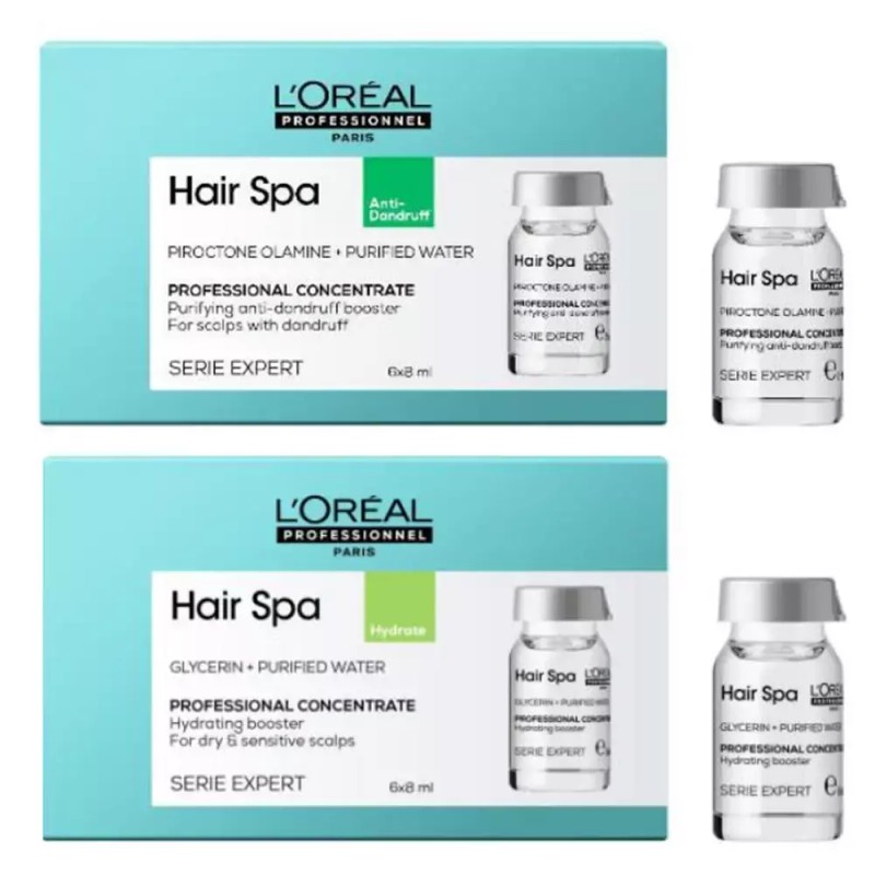 L'Oréal [로레알] NEW 헤어스파 컨센트레이트 8ml x 6EA (2가지타입 선택)