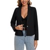 MINTLIMIT Summer Lightweight Women's Casual Blazers Suit Linen Notched Lapel