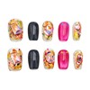 farfarflame Handmade Nail Tip, Short, False Nail Stand, 3D Diamond,