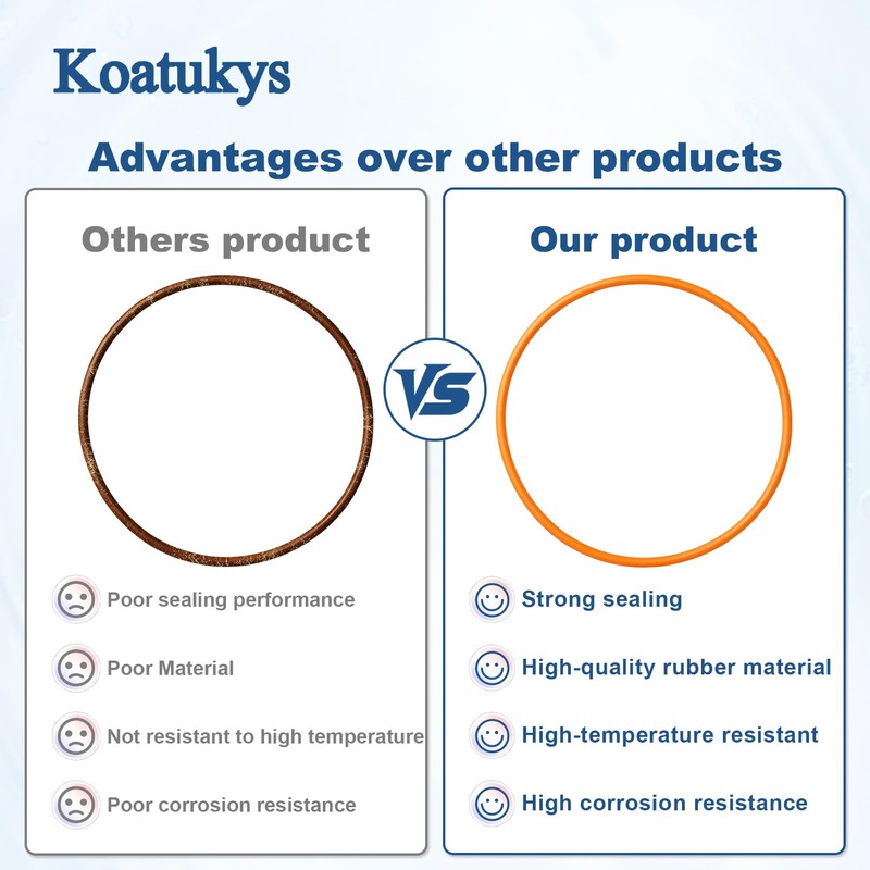 Koatukys 3Pcs OR-250 O-Ring for Culligan Filter Housings